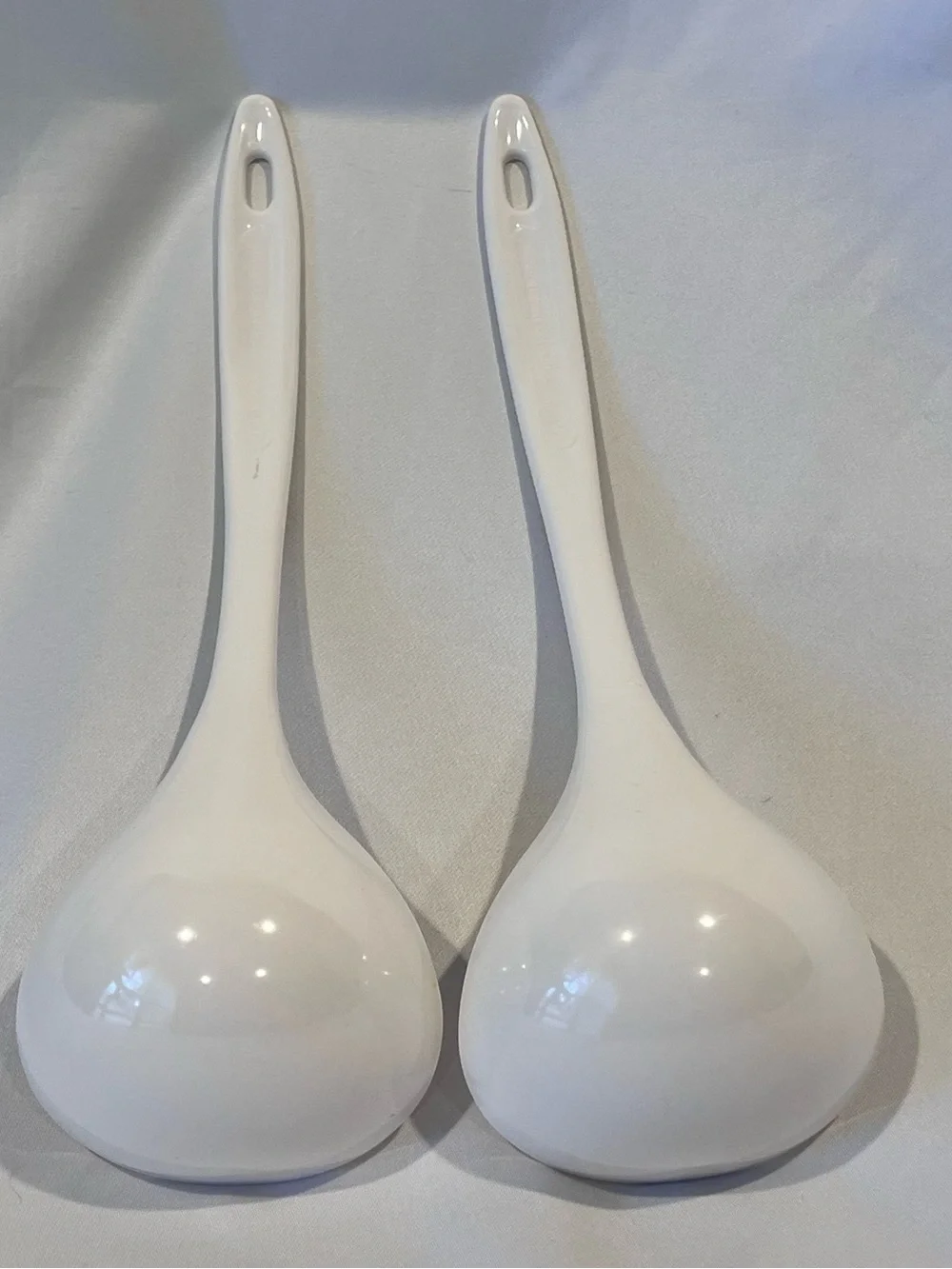 Vintage Floral Melamine Serving Ladles Set of 2